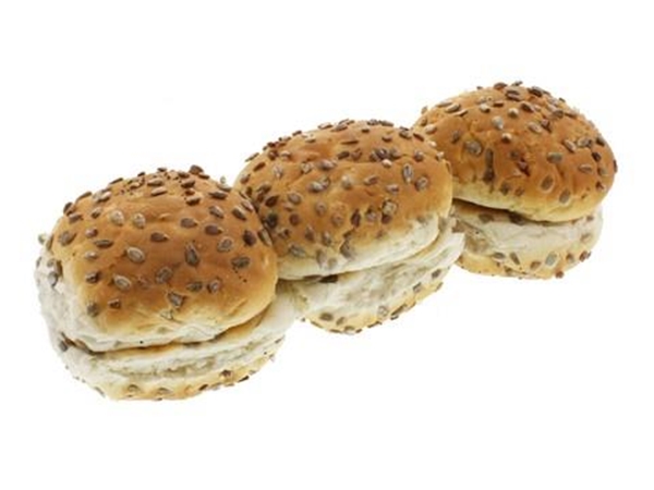 Wit rond zonnebloempitten p/6