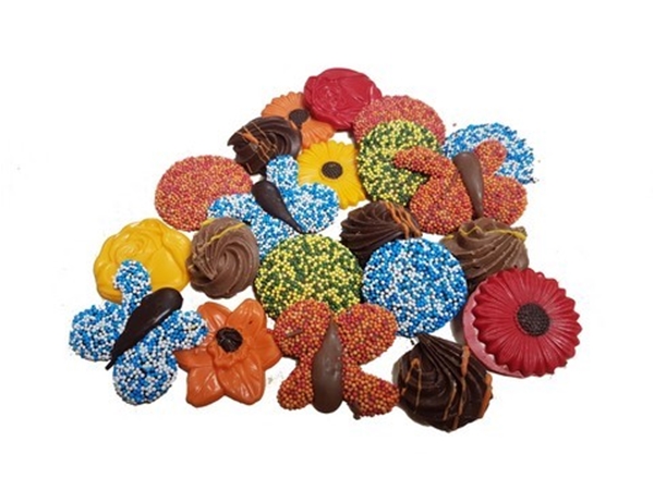 Voorjaar chocolade zakje p/200  gram